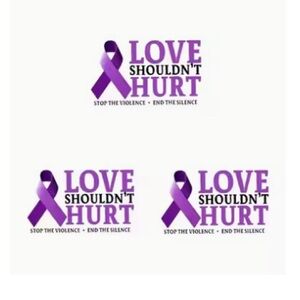 3 pcs DV Awareness Heat Transfer Iron-On